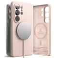 Samsung Galaxy S26 Ultra Ringke Liquid Silicone MagSafe Hülle - Rosa Sand