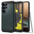 Samsung Galaxy S26 Ultra Spigen Tough Armor Mag Hülle - Abgrundgrün