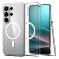 Samsung Galaxy S26 Ultra Spigen Ultra Hybrid Mag Hülle - Weiß / Durchsichtig