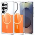 Samsung Galaxy S26 Ultra Zweifarbige Hybrid-hülle - MagSafe-kompatibel - Orange