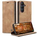 Samsung Galaxy S26+ Caseme 013 Serie Schutzhülle mit Geldbörse - Braun
