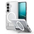Samsung Galaxy S26+ Spigen Ultra Hybrid S Mag MagSafe Hülle mit Kickstand - Weiß / Klar
