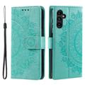 Samsung Galaxy S27+ Mandala Wallet-Hülle mit Handschlaufe - Mintgrün
