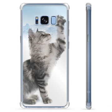 Samsung Galaxy S8 Hybrid Hülle - Katze