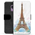 Samsung Galaxy S9 Premium Schutzhülle mit Geldbörse - Paris