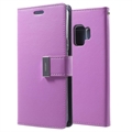 Samsung Galaxy S9 Mercury Rich Diary handy portemonnaie (Bulk) - Purpur