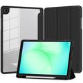 Samsung Galaxy Tab A11/A9 Tech-Protect SmartCase Pen Hybrid Tri-Fold Folio Hülle - Schwarz
