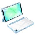 Samsung Galaxy Tab A11 Dux Ducis Toby Tri-Fold Smart Folio Hülle - Baby Blau