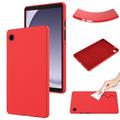 Samsung Galaxy Tab A11 Flüssig-Silikonhülle - Rot