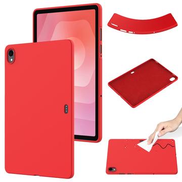 Samsung Galaxy Tab S11 Flüssig-Silikonhülle - Rot
