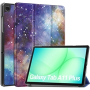 Samsung Galaxy Tab A11+ Tri-Fold Serie Smart Folio Hülle - Galaxie