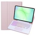 Samsung Galaxy Tab A11+ Bluetooth-Tastaturhülle - Rosa
