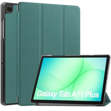Samsung Galaxy Tab A11+ Tri-Fold Serie Smart Folio Hülle - Schwarz-Grün