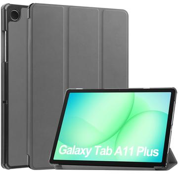 Samsung Galaxy Tab A11+ Tri-Fold Serie Smart Folio Hülle - Grau