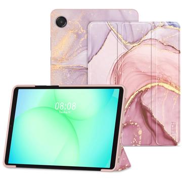 Samsung Galaxy Tab A9/A11 Tech-Protect SmartCase Tri-Fold Folio Case - Marble