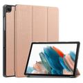 Samsung Galaxy Tab A9 Tri-Fold Serie Smart Folio Hülle - Roségold