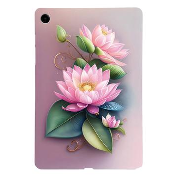 Samsung Galaxy Tab A9+ Stylish Ultra-Slim TPU Hülle - Rose Blume