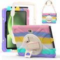 Samsung Galaxy Tab Active5 Pro Heavy Duty 360 Hülle mit Handschlaufe - Colori Vivaci