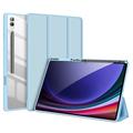 Samsung Galaxy Tab S10 Ultra Dux Ducis Toby Tri-Fold Smart Folio Hülle - Baby Blau