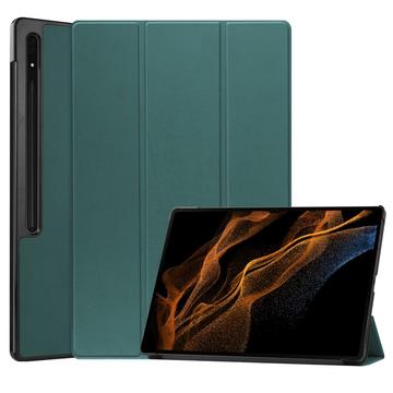 Samsung Galaxy Tab S10 Ultra Tri-Fold Serie Smart Folio Hülle - Grün