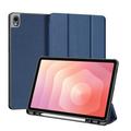 Samsung Galaxy Tab S11 Dux Ducis Domo Tri-Fold Smart Folio Hülle - Blau