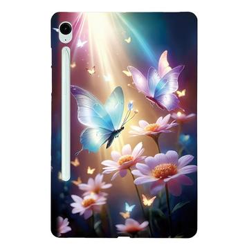 Samsung Galaxy Tab S11 Stylish Ultra-Slim TPU Hülle - Schmetterling Blumen
