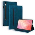 Samsung Galaxy Tab S11 Ultra Business Style Folio Hülle - Blau