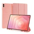 Samsung Galaxy Tab S11 Ultra Dux Ducis Domo Tri-Fold Smart Folio Hülle - Rosa