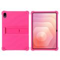 Samsung Galaxy Tab S12+ Silikonhülle mit Kickstand - Hot Pink