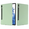 Samsung Galaxy Tab S8/S7 Liquid Silikonhülle (Offene Verpackung - Ausgezeichnet) - Grün