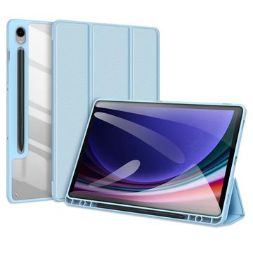 Samsung Galaxy Tab S10 FE/S9 FE Dux Ducis Toby Tri-Fold Smart Folio Hülle - Baby Blau
