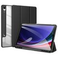 Samsung Galaxy Tab S9 FE Dux Ducis Toby Tri-Fold Smart Folio Hülle - Schwarz