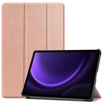 Samsung Galaxy Tab S10 FE/S9 FE Tri-Fold Serie Smart Folio Hülle - Roségold
