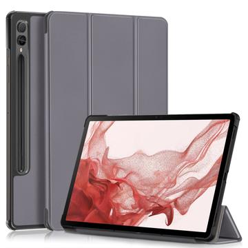 Samsung Galaxy Tab S9+ Tri-Fold Serie Smart Folio Hülle - Grau