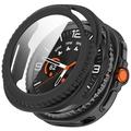 Samsung Galaxy Watch8 Classic Kunststoff Hülle mit Panzerglas - 46mm - Schwarz