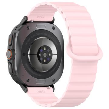 Samsung Galaxy Watch Ultra 2024/2025 Magnetische Silikon Sportarmband - 47mm - Rosa