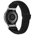 Samsung Galaxy Watch4/Watch4 Classic/Watch5/Watch6 Gestrickter Armband - Schwarz