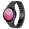 Samsung Galaxy Watch4/Watch4 Classic/Watch5/Watch6 Edelstahl Band - Dunkel Blau / Schwarz