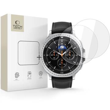 Samsung Galaxy Watch8 Classic Tech-Protect Glas Fit+ Panzerglas - 46mm - 2 Stk. - Durchsichtig