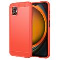 Samsung Galaxy XCover7 Pro Gebürstete TPU Hülle - Karbonfaser