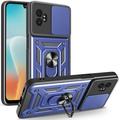 Samsung Galaxy XCover7 Pro Drehring-Hybrid Hülle mit Kameraschutz - Blau