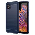 Samsung Galaxy Xcover6 Pro Angeraute TPU Case - Karbonfaser