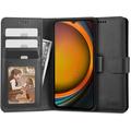 Samsung Galaxy Xcover7 Tech-Protect Wallet Hülle W. Magnet & Stand (Offene Verpackung - Bulk Befriedigend) - Schwarz