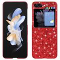 Samsung Galaxy Z Flip6/Z Flip7 FE Glitter Serie Hybrid Hülle - Rot