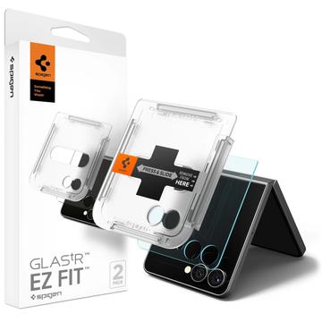 Samsung Galaxy Z Flip7 Spigen Glas.tR Ez Fit Panserglas - 2 Stk.