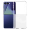 Samsung Galaxy Z Flip8 stoßfeste Silikonhülle - Durchsichtig