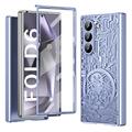 Samsung Galaxy Z Fold6 Mechanische Legende Galvanisierte Kunststoff Hülle - Blau