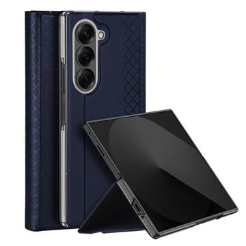  Samsung Galaxy Z Fold7 Dux Ducis Bril Flip Hülle - Blau