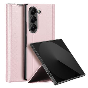  Samsung Galaxy Z Fold7 Dux Ducis Bril Flip Hülle - Rosa