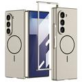 Samsung Galaxy Z Fold7 GKK Magnetisches Slim Hülle mit Panzerglas - Titanium Grau